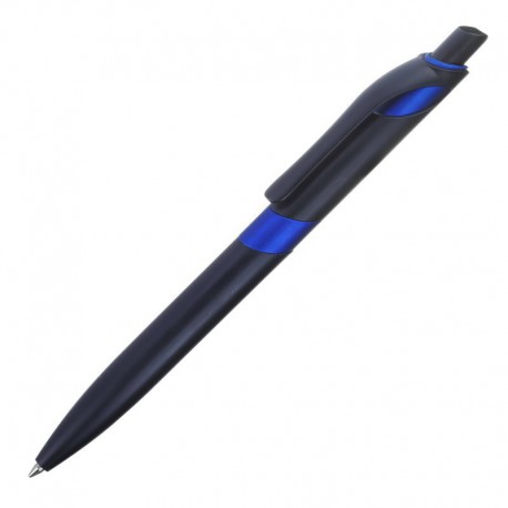 Długopis Marbella, niebieski/czarny R73396.04