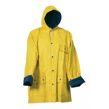 Płaszcz przeciwdeszczowy, XXL, TWO SIDES, żółty/niebieski 56-0609006