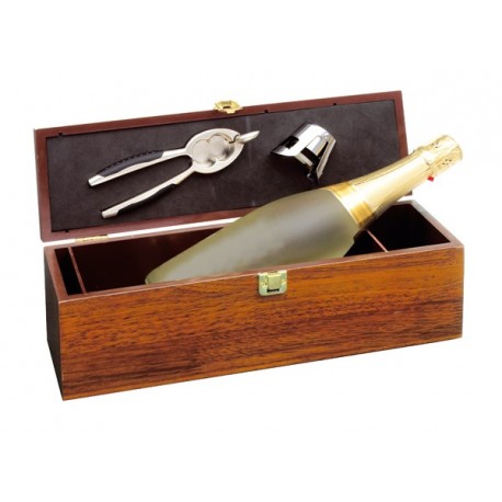 Zestaw do szampana, Exclusive, brązowy/srebrny 56-0301429
