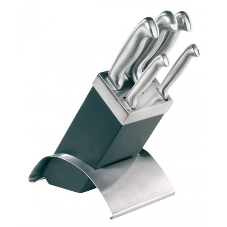 Komplet noży, Silver Slide, srebrny/czarny 56-0301112