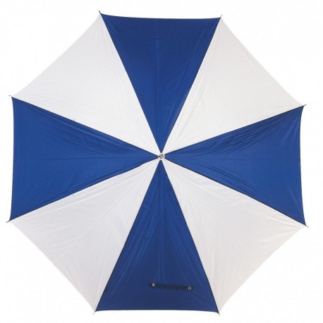 Parasol golf RAINY, niebieski/biały 56-0104133