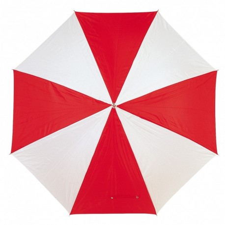 Parasol golf RAINY, czerwony/biały 56-0104132