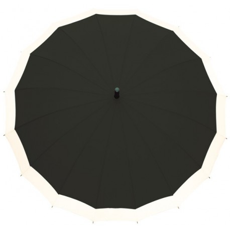 Automat. parasol 'Geisha', czarny/krem 56-0103282