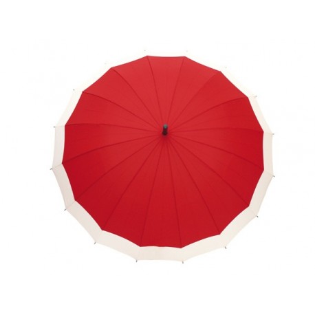 Automat. parasol 'Geisha', czerw/kremowy 56-0103281