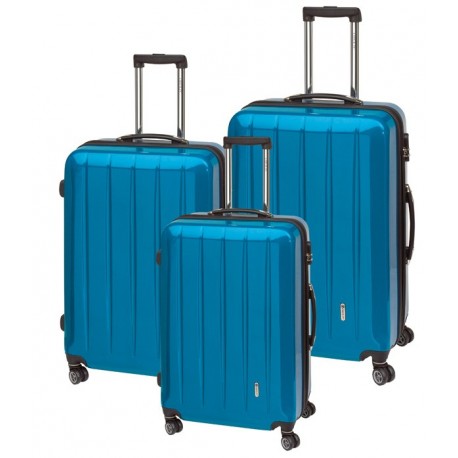 Zestaw walizek na kółkach, LONDON, jasnoniebieski 56-2210516