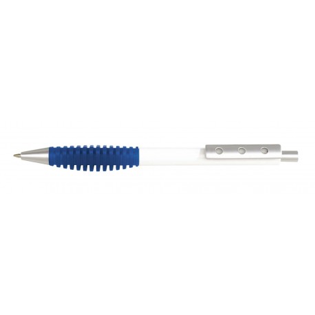 Długopis, TOUCH, niebieski/biały 56-1101043