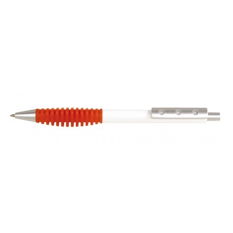 Długopis, TOUCH, pomarańczowy/biały 56-1101045