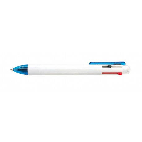 Długopis 3 kolory wkładów FUERTE, biały/niebieski 56-1101831