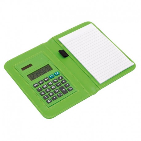 Mini portfolio z kalkulatorem TINY, zielony 56-1103196