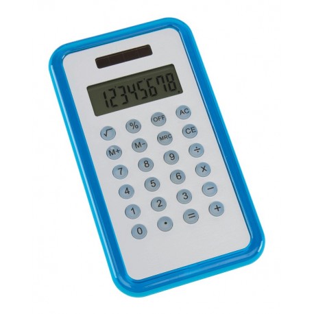 Kalkulator srebrny z niebieską obwódką 56-1104081