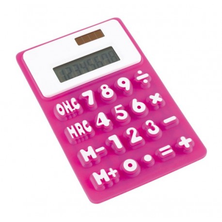 Kalkulator Wobbly, różowy 56-1104403