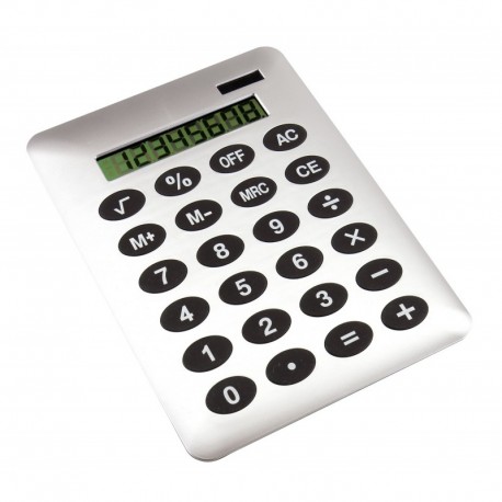 Kalkulator A4, BUDDY, srebrny 56-1104466