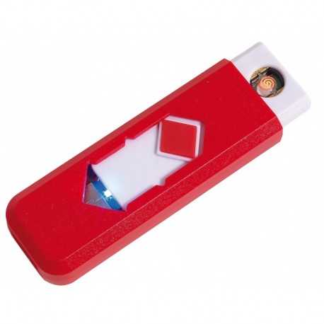 Elektroniczna zapalniczka z USB FIRE UP, czerwony 56-0411049