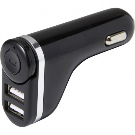 Ładowarka samochodowa USB, bezprzewodowa słuchawka douszna V3786-03