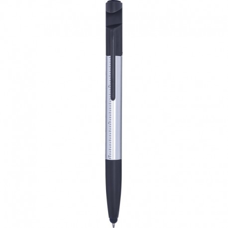 Długopis wielofunkcyjny 6 w 1, touch pen, stojak na telefon, czyścik, linijka, śrubokręt V1920-03
