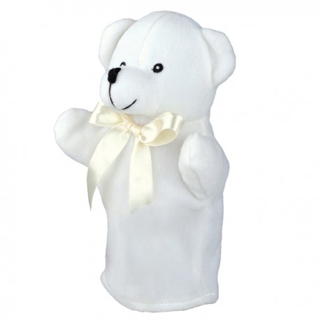 Pacynka Teddy Bear, biały R73903.06