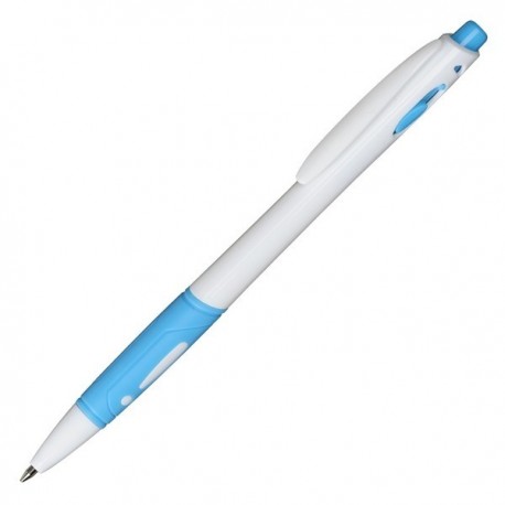 Długopis Rubio, niebieski/biały R04426.04