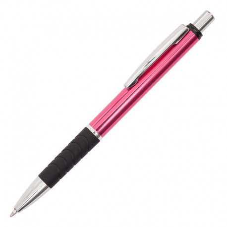 Długopis Andante, różowy/czarny R73400.33
