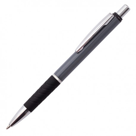 Długopis Andante Solid, szary/czarny R73406.21