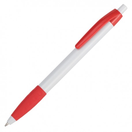 Długopis Pardo, czerwony/biały R04449.08