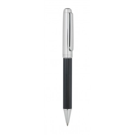 Metalowy długopis COLUMN, czarny, srebrny 58-1100660