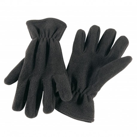 Rękawiczki z włókna polarowego ANTARTIC, czarny 56-0702405