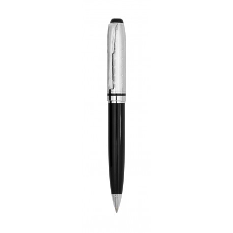 Metalowy długopis CALLIGRAPH, czarny, srebrny 58-1100520