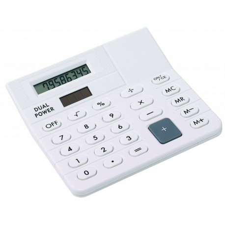 Mini-kalkulator CORNER, biały 56-1104096