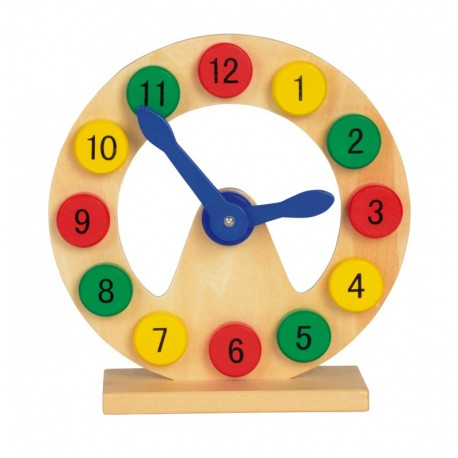 Zegar do zabawy COLOURED TIME, wielokolorowy 56-0501025