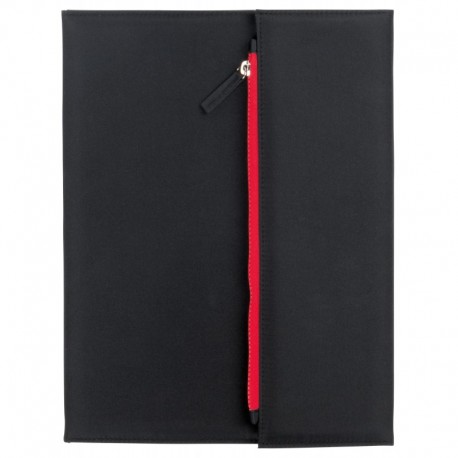 Portfolio ZIPPER w rozmiarze A4, czarny, czerwony 56-1103297