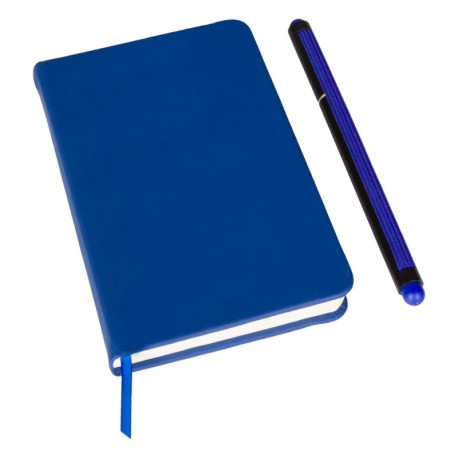 Notatnik ok. A6 z długopisem z zatyczką, touch pen V2887-04