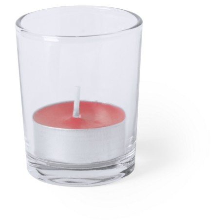 Szklany świecznik, świeczka zapachowa V8838-05