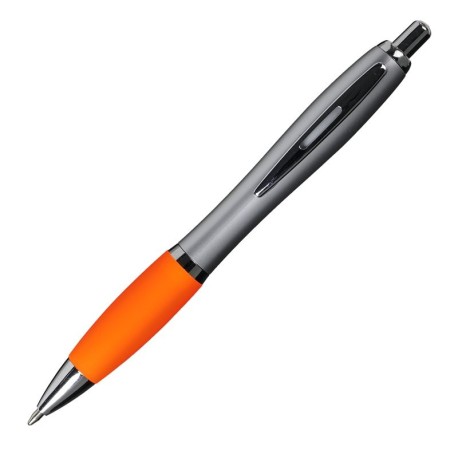 Długopis San Jose, pomarańczowy/srebrny R73349.15