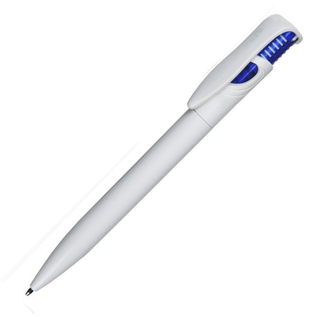 Długopis Fast, niebieski/biały R73342.04