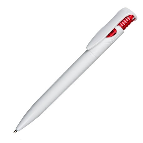 Długopis Fast, czerwony/biały R73342.08