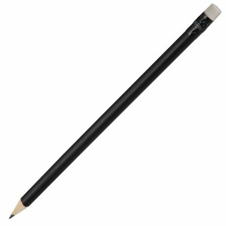 Ołówek drewniany, biały/czarny R73772.02