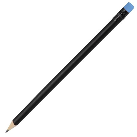 Ołówek drewniany, niebieski/czarny R73772.04