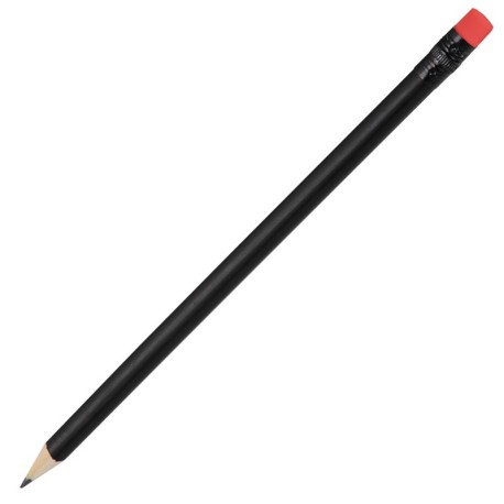 Ołówek drewniany, czerwony/czarny R73772.08