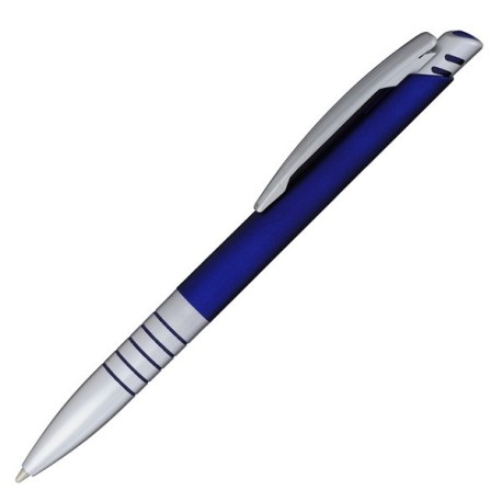 Długopis Striking, niebieski/srebrny R04432.04