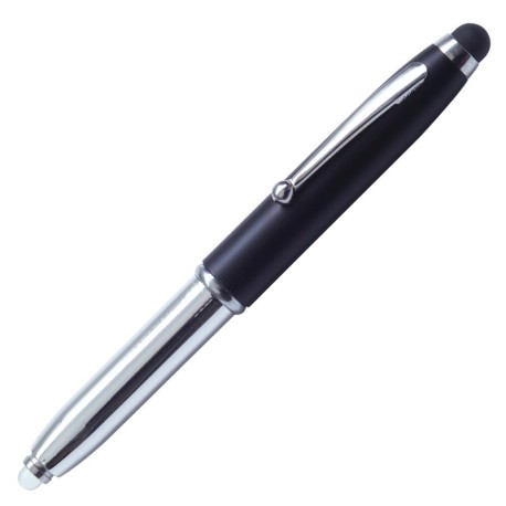 Długopis – latarka LED Pen Light, czarny/srebrny R35650.02