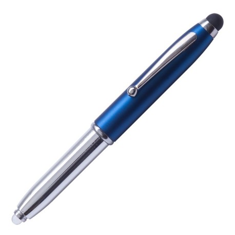 Długopis – latarka LED Pen Light, niebieski/srebrny R35650.04