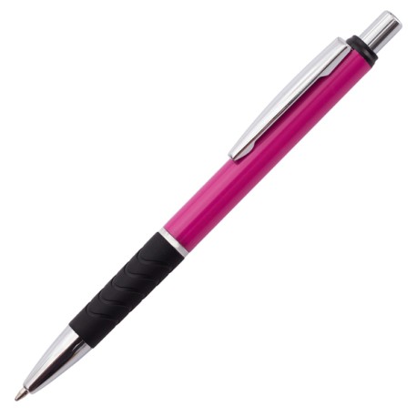 Długopis Andante Solid, różowy/czarny R73406.33