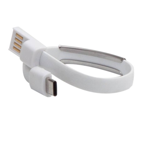 Bransoletka Wristlie USB typu C, biały R50179.06