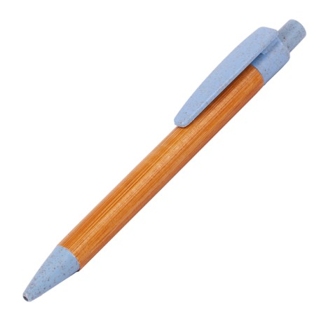 Długopis bambusowy Evora, niebieski R73434.04
