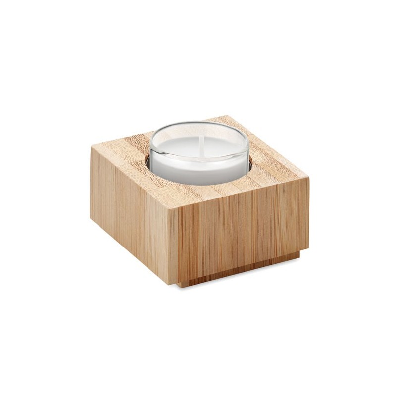 Bambusowy uchwyt na tealight MO6319-40