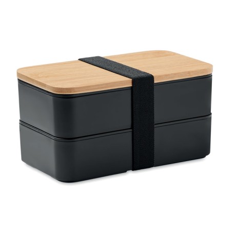 Lunch box z bambusową pokrywką MO6627-03
