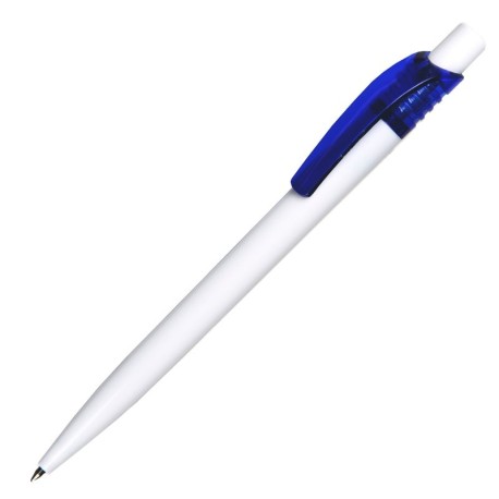 Długopis Easy, niebieski/biały R73341.04