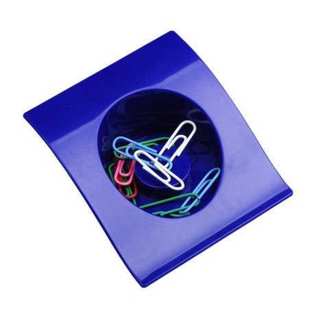 Pojemnik na spinacze Clip-It, niebieski R74020.04