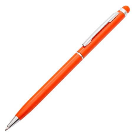 Długopis aluminiowy Touch Tip, pomarańczowy R73408.15