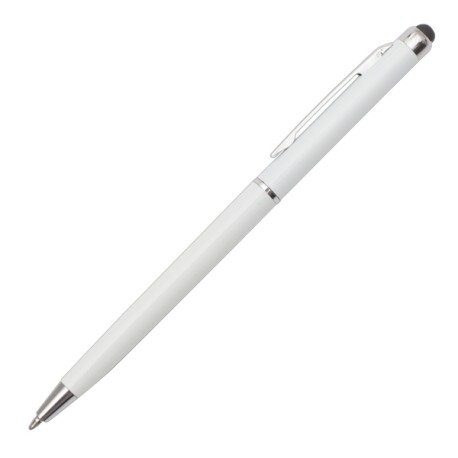 Długopis plastikowy Touch Point, biały R73407.06